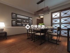 沈阳金地铂悦117平户型装修效果图 时尚大气